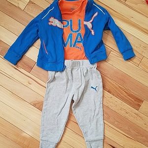 Puma boys track suit